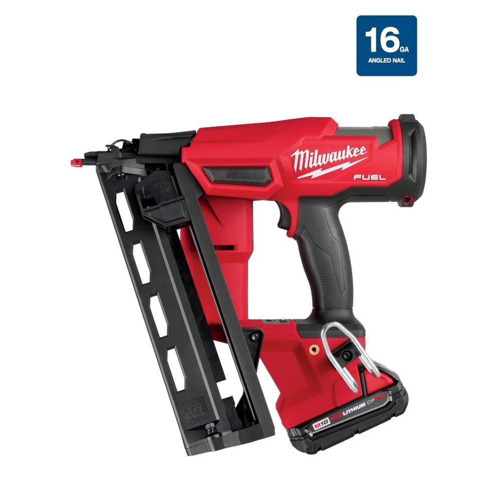 Milwaukee M18 FUEL 16 Gauge Angled Finish Nailer Kit, large image number 24