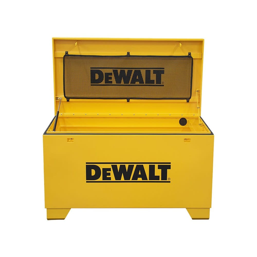DEWALT 36 Inch x 18 Inch Yellow Steel Jobsite Box DWXJS3618Y DEWALT 36 Inch x 18 Inch Yellow Steel Jobsite Box DWXJS3618Y