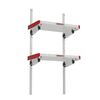 Weather Guard 36 Inch White/Red Aluminum Folding Van Shelving, small image number 4