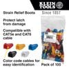 Klein Tools RJ45 Strain Relief Boots 100pk, small image number 2