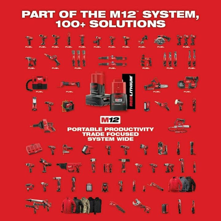 Milwaukee M12 FUEL 1.6 Gallon Wet/Dry Vacuum (Bare Tool), large image number 13