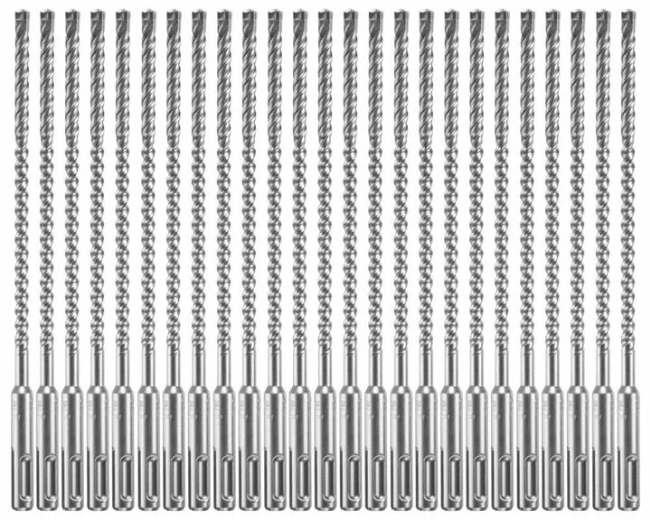 Bosch 25 pc. 1/4 Inch x 6 Inch x 8-1/2 Inch SDS-plus Bulldog Xtreme Carbide Rotary Hammer Drill Bits, large image number 0