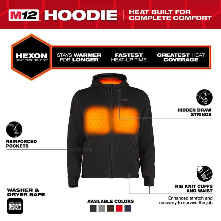 Milwaukee M12 Heated Hoodie Kit, large image number 1