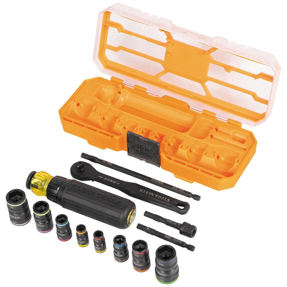 Klein Tools KNECT Flip Socket Set with Handle, large image number 7