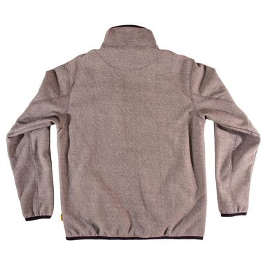 DEWALT 1/4 Zip Fleece Pullover Polyester Gray 2X, large image number 1