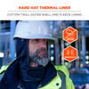 Ergodyne 6849 Long Winter Hard Hat Liner Black, small image number 2