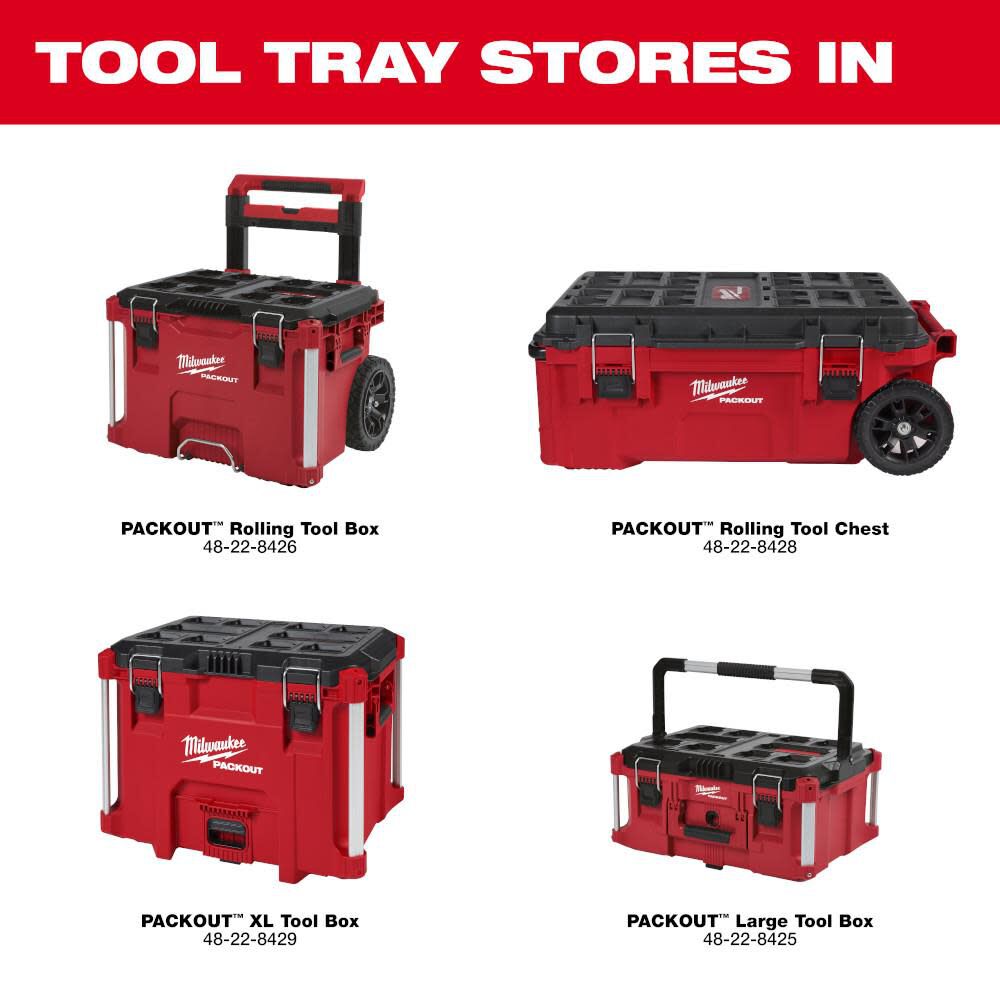 Milwaukee Promotional PACKOUT Tool Tray 48228045F Acme Tools