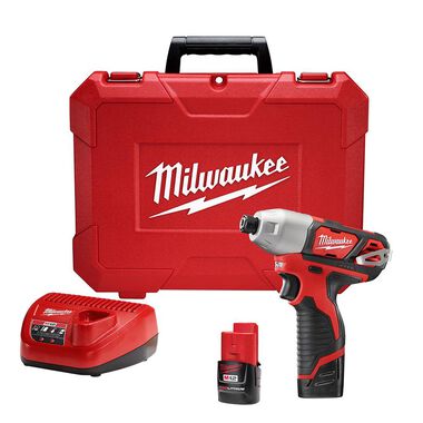 Milwaukee M12 1/4 in. Hex Impact Driver Kit