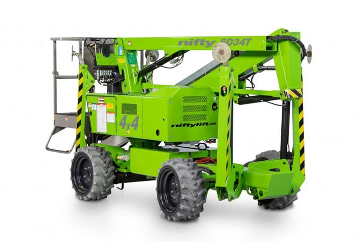 Niftylift 35' Boom Lift Self-Drive with Telescopic Upper Boom - Diesel/Battery, large image number 2