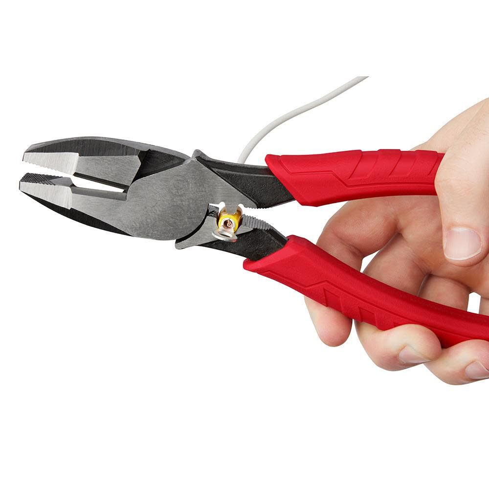 Milwaukee 9 in. High Leverage Lineman's Pliers with Crimper, large image number 6
