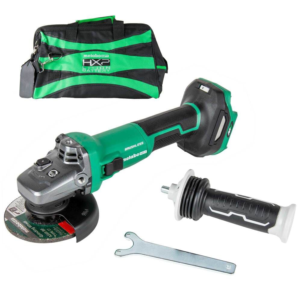 Metabo HPT 36V MultiVolt 5 Inch Variable Speed Slide Switch Angle Grinder (Bare Tool), large image number 1