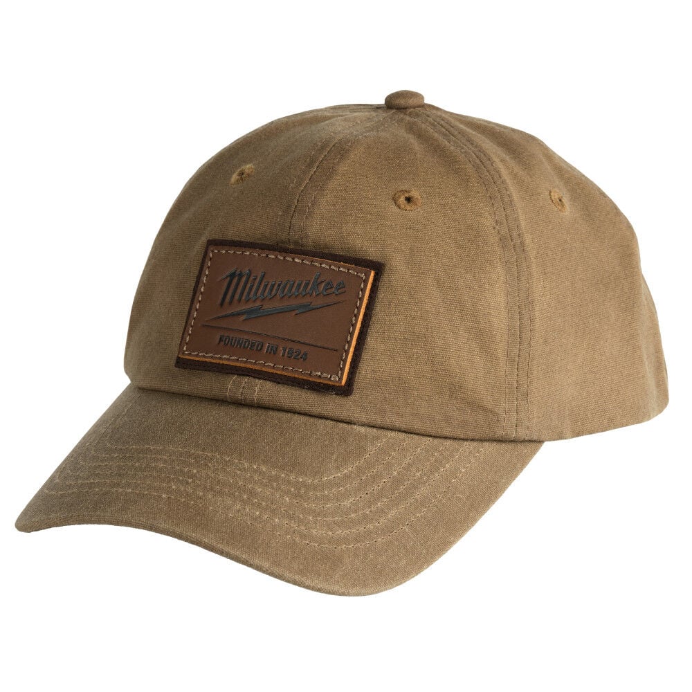 Milwaukee Waxed Canvas Adjustable Hat Khaki, large image number 1