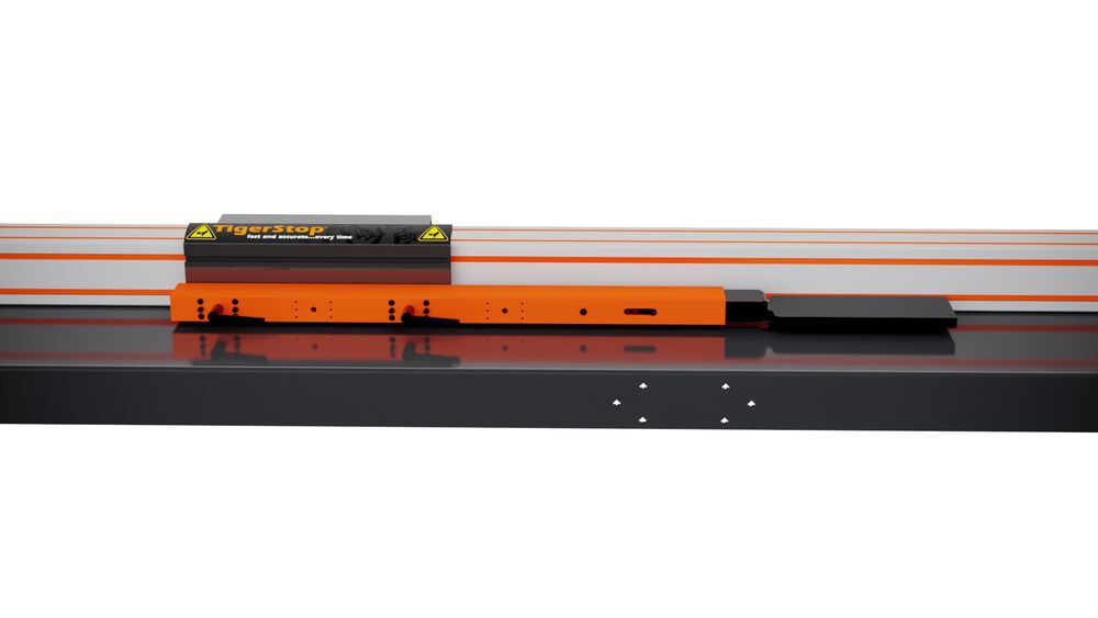 Tigerstop 24' Saw Fence System Automatic Pusher and Stop Gauge, large image number 8