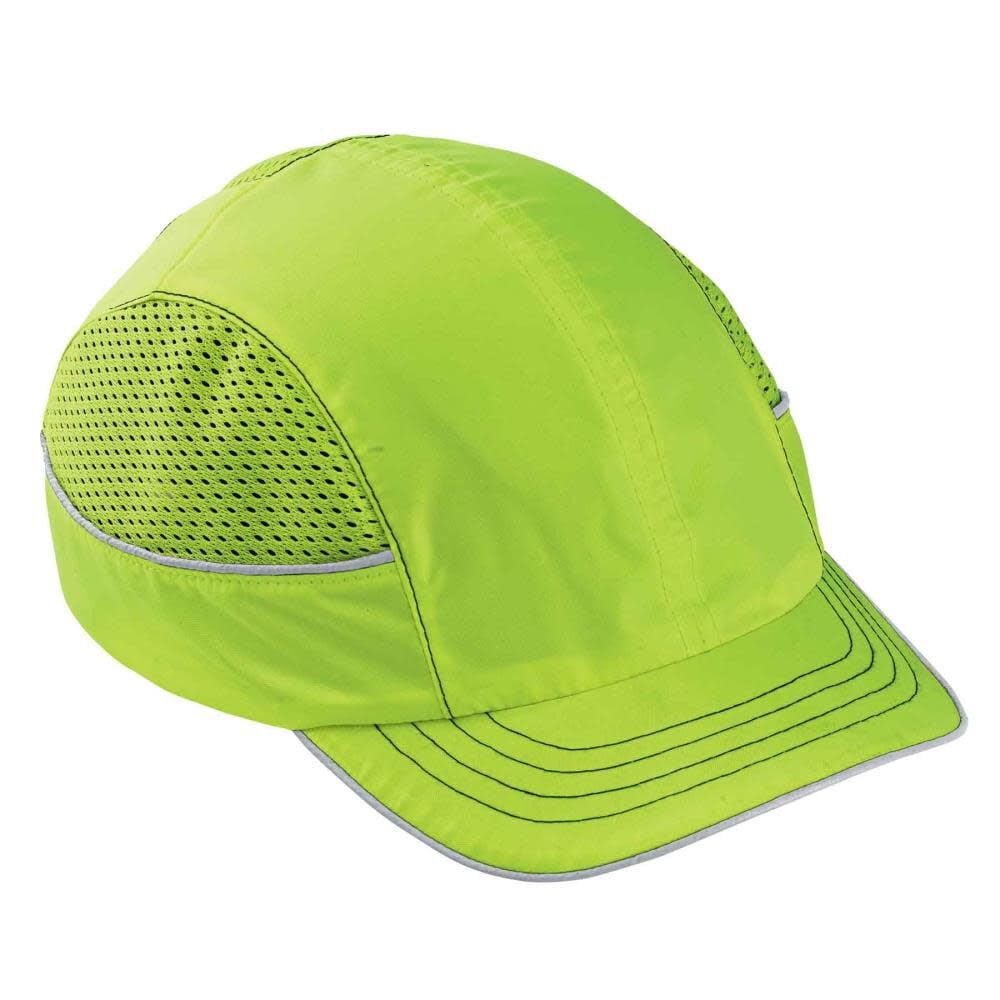Ergodyne Skullerz 8950 Lime Short Brim Bump Cap Hat – 23333