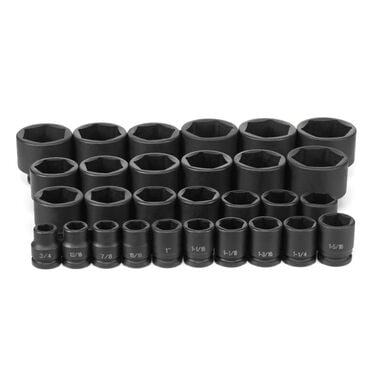Grey Pneumatic 3/4 In. Drive Standard Length Impact Set
