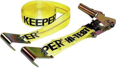 Keeper 27 Ft. x 2 In. Ratchet Tie Down with Flat Hooks, large image number 0