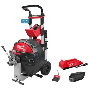 Milwaukee MX FUEL Sewer Drum Machine with POWERTREDZ