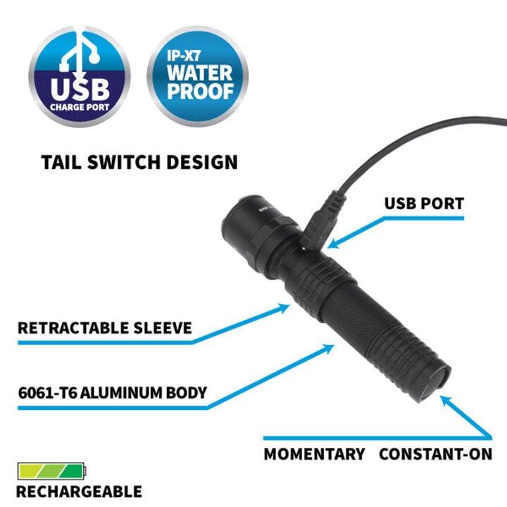 Nightstick USB Tactical EDC Rechargeable Flashlight, large image number 4