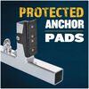 Werner Aluminum Door Jamb Anchor for 20 - 59 Inch Frame Openings, small image number 3