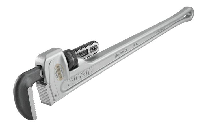 Ridgid 48 Inch Aluminum Straight Pipe Wrench, large image number 7