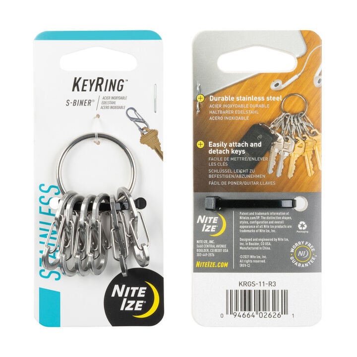 Nite Ize KeyRing Steel S-Biner, large image number 2
