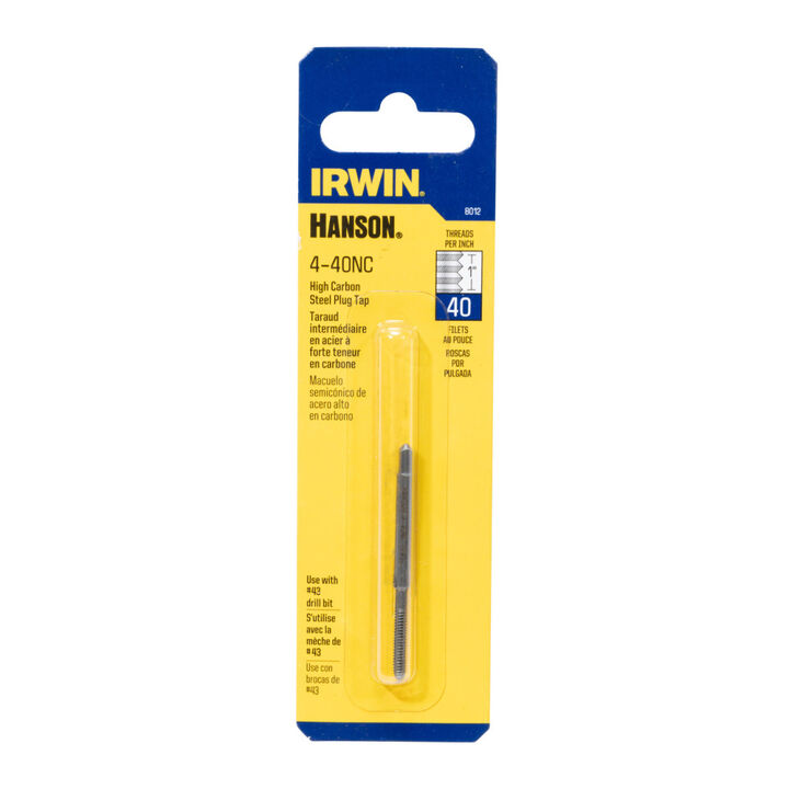 Irwin Hanson #4-40 UNC High Carbon Steel Machine Screw Tap, large image number 2