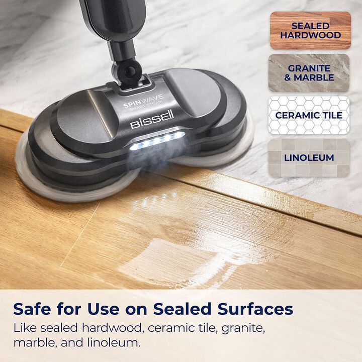 Bissell SpinWave 120V Corded Bagless Scrubbing & Sanitizing Steam Mop, large image number 6