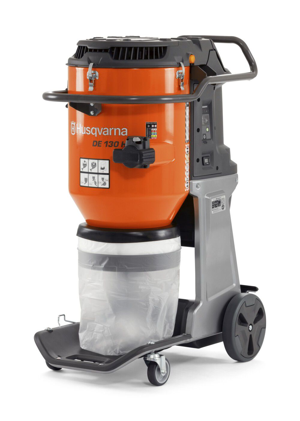 Husqvarna Construction DE 130 H 230V HEPA Dust Extractor, large image number 2