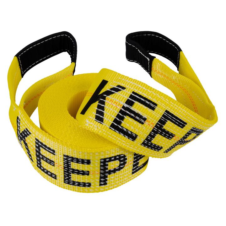 Keeper 4 Inch x 30ft Recovery Strap Yellow, large image number 3