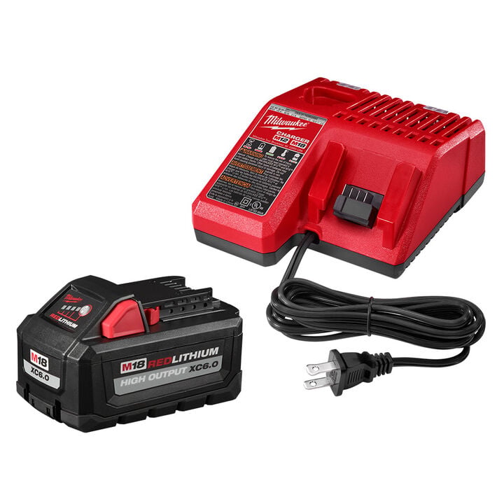 Milwaukee M18 REDLITHIUM HIGH OUTPUT XC6.0 Battery Starter Kit