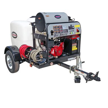 Simpson Hot Water Professional Gas Pressure Washer Trailer 4000 PSI, large image number 1