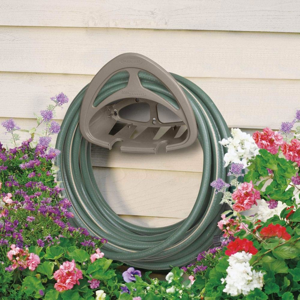 Suncast 150 Ft. Resin Wall Mounted Hose Hanger, Taupe, large image number 6