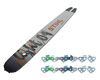 Stihl 2+1 Cut Kit 18 Inch Long 3/8 Inch Pitch 0.043 Inch Gauge Chainsaw Guide Bar and Two PS3 61 Link Chainsaw Chains, small image number 1
