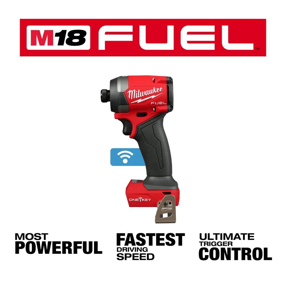 Milwaukee M18 FUEL 1/4 Cordless Brushless Impact Driver Kit, 50 OFF