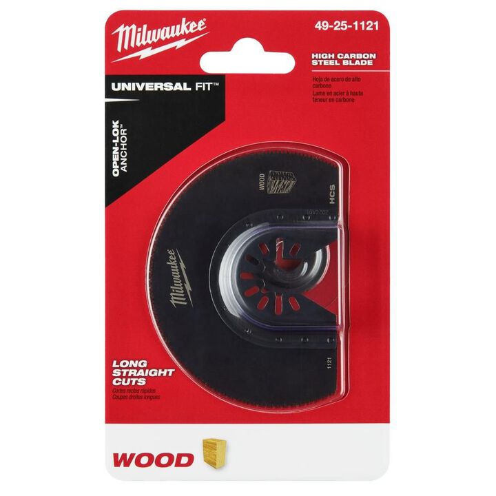 Milwaukee OPEN-LOK 3-1/2inch HCS SEGMENTED WOOD BLADE 1PK, large image number 8