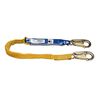 Werner 6ft DeCoil Stretch Single Leg Lanyard (DCELL Shock Pack Elastic Web Snap Hook), small
