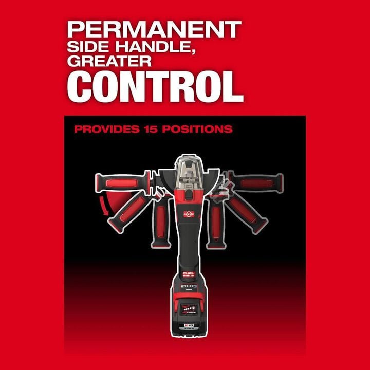 Milwaukee M18 FUEL 4-1/2 in / 5 in Dual-Trigger Braking Grinder (Bare Tool), large image number 5