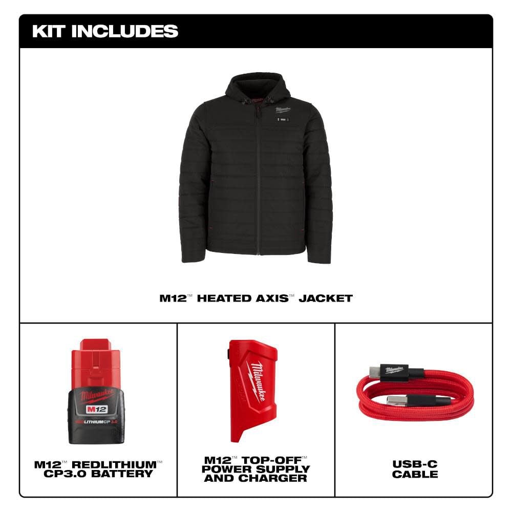 Milwaukee M12 Heated AXIS Jacket Kit, large image number 4
