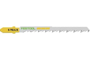 Festool Jigsaw Blades S 75/4 K Scrolling Cut - Pack of 5