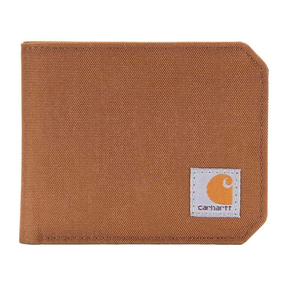 Carhartt Brown 700D Nylon Duck Bifold Wallet, large image number 1