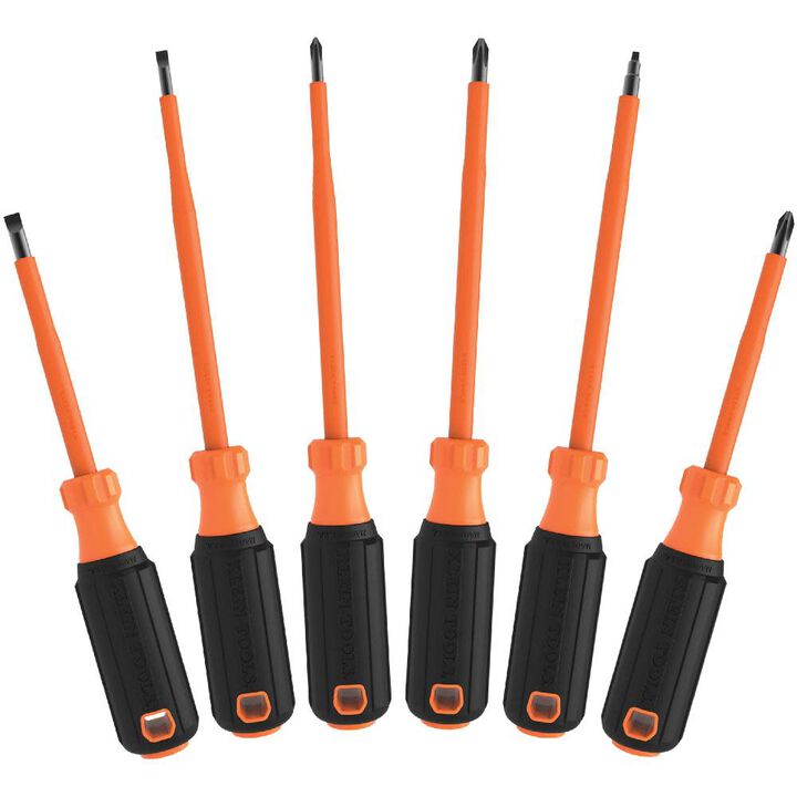 Klein Tools Screwdriver Set 1000V Insul 6 Pc