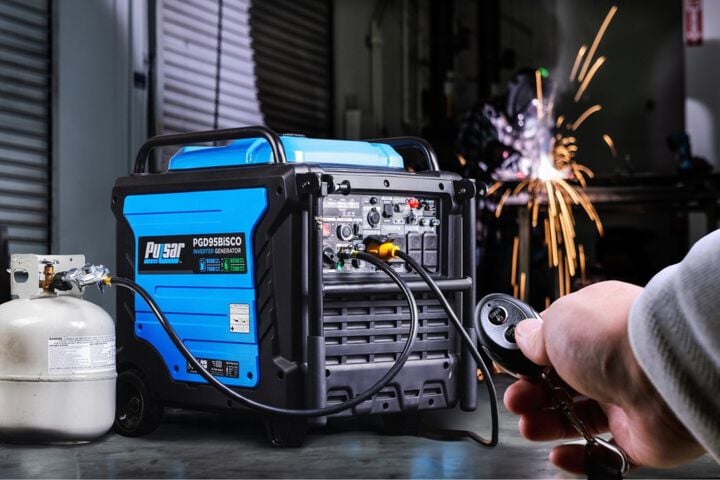 Pulsar Products 9,500 Watt Dual Fuel 50-State Portable Inverter Generator, large image number 9