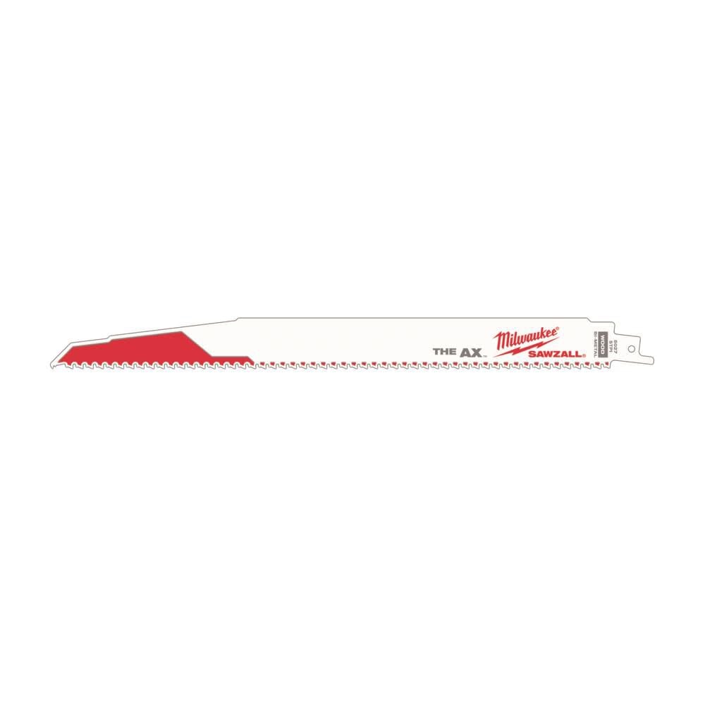Milwaukee 12 in. 5 TPI The Ax SAWZALL Blade 5PK, large image number 1