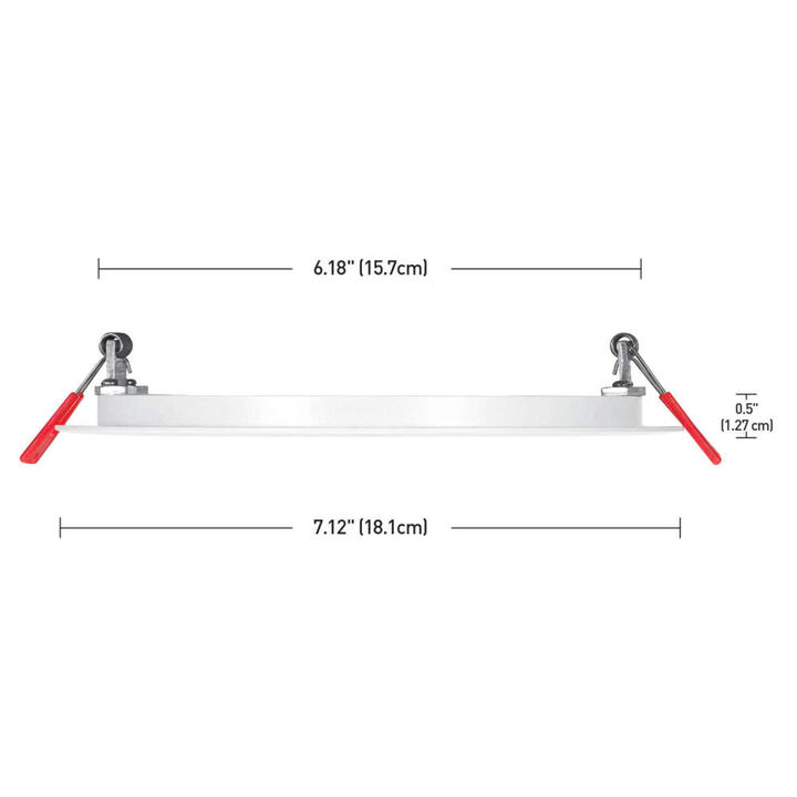 Globe Electric Ultra Slim Recessed Lighting Kit Plastic 12W LED, large image number 4