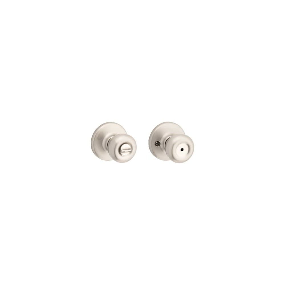 Kwikset Satin Nickel Bed/Bath Tylo Privacy Door Knob – 93001-865
