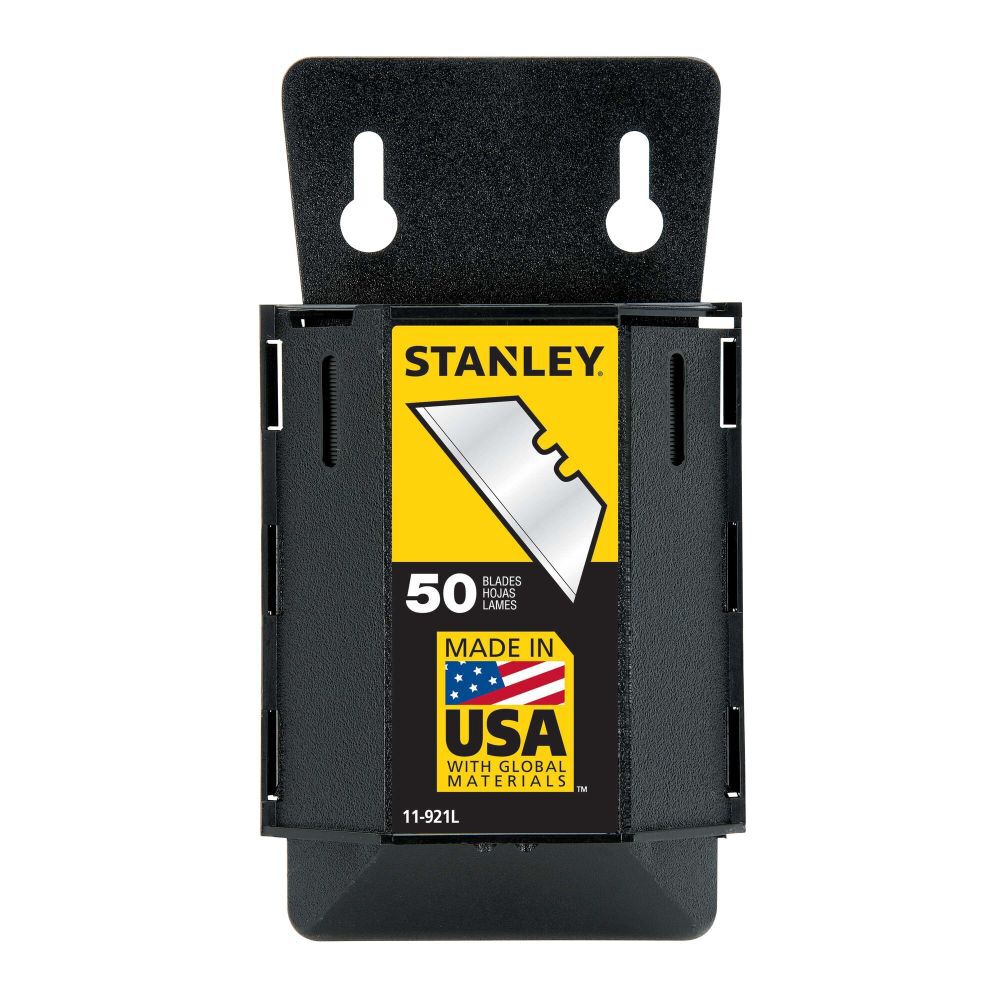 Stanley Heavy-Duty Steel Blades With Dispenser 50 Pieces, large image number 1
