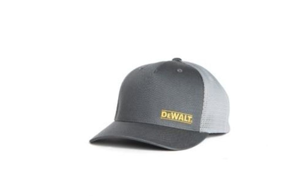 DEWALT Oakdale Trucker Hat GREY with LIGHT GREY MESH – OSFA Gray – DXWW50040-306-OSFA