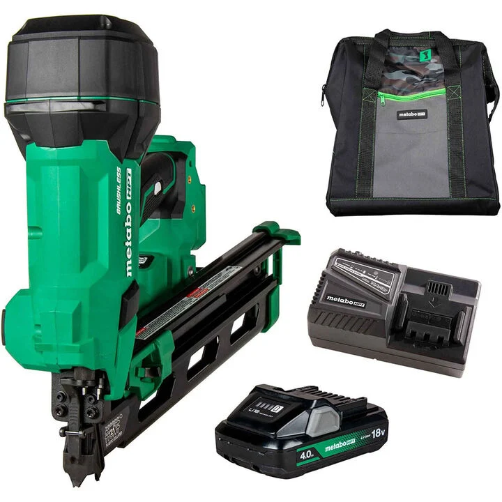Metabo HPT 18V MultiVolt Cordless 21 3-1/2" Plastic Strip Framing Nailer (1x4.0Ah)