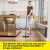 Karcher WD 3 120V 1000W 95 CFM Wet or Dry Vacuum, small image number 4