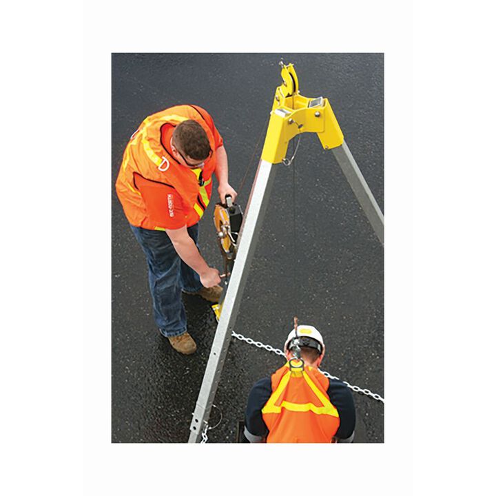 Guardian Fall Protection Powder Coated Steel Tri-Pod Pulley, large image number 2